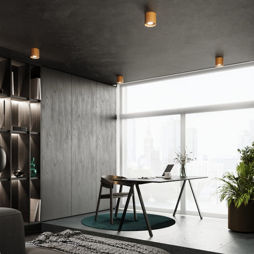 Sollux Lighting Plafondlamp MIKA goud - 12x12x11cm