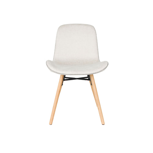 Housecraft Living Lester Eetkamerstoelen Houten poten Beige - Set van 2 - vtwonen shop