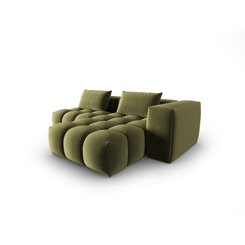 Cosmopolitan Design - Modulaire hoekbank rechts Verona 3-zits, flueel lichtgroen - 145x205x70cm