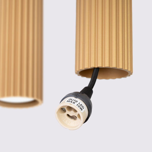 Sollux Lighting Hanglamp KARBON 4L goud - 81x5x120cm