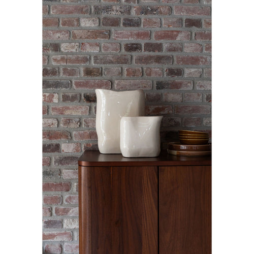 Dutchbone Edna Vaas 24 cm Beige - vtwonen shop