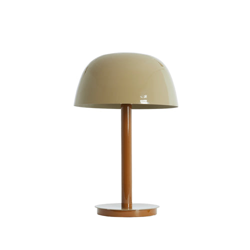 Light & Living tafellamp Marivet - bruin - Ø30cm