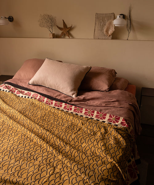 Doing Goods Erin Plaid in draagtas - 220 x 140 cm - 100% katoen