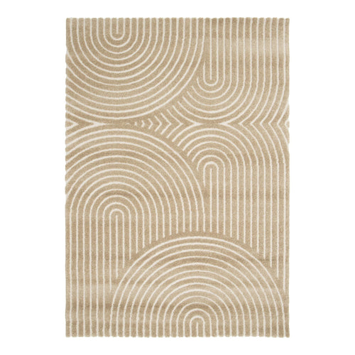 AFK Living vloerkleed Groove - reliëfeffect - kastanje - 160 x 230 cm - vtwonen shop