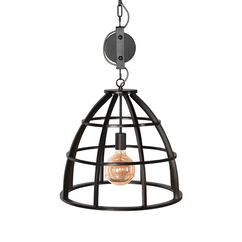 LABEL51 Hanglamp Fuse - Zwart Metaal - 47x47x70cm - vtwonen shop