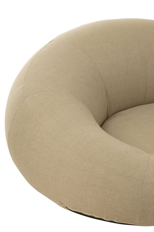 J-Line matras Donut - kunststof - beige