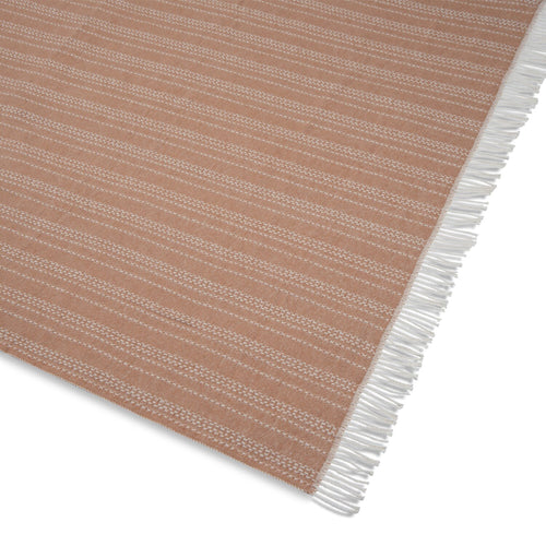 Atmooz plaid Ember - lichtbruin - 150 x 200 cm