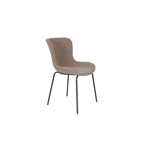 Housecraft Living Junzo Rib Eetkamerstoelen Grijs - Set van 2 - vtwonen shop