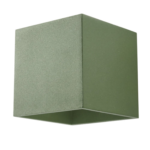 Sollux Lighting Wandlamp QUAD 1 olijfgroen - 10x12x10cm