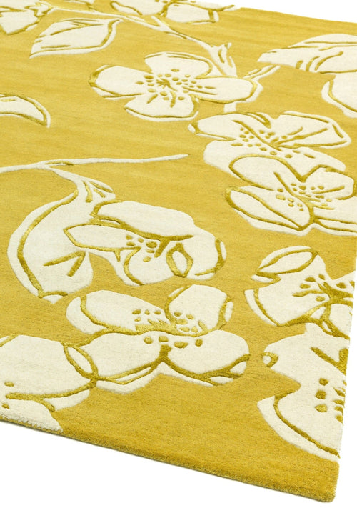 Vloerkleed MOMO Rugs Matrix MAX15 Devore Yellow 160x230 cm - vtwonen shop