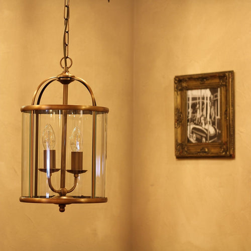 Steinhauer hanglamp pimpernel - 2 lichts - 23x 120 cm - brons