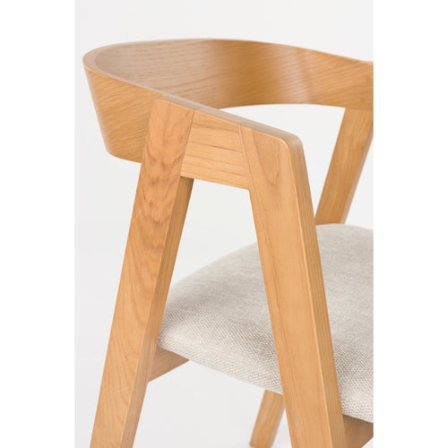 Zuiver Mads Eetkamerstoelen Naturel - Set van 2 - vtwonen shop