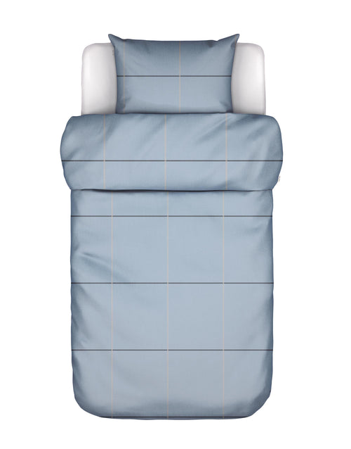 Marc O'Polo Suvie dekbedovertrek - Eenpersoons – 140x200/220 cm - Calm blue