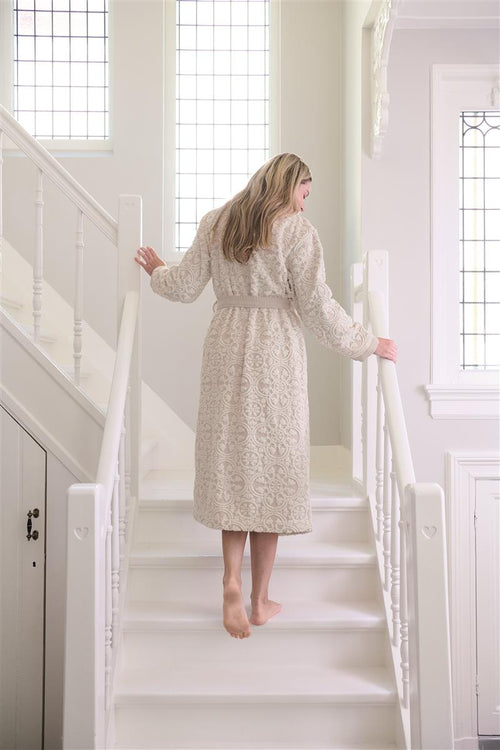 Pip Studio badjas Tile de Pip - M - khaki - vtwonen shop