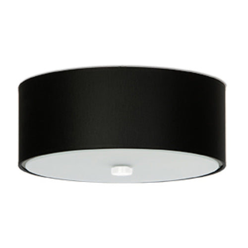 Sollux Lighting Plafondlamp SKALA 30 zwart - 30x30x22cm
