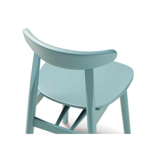 Set van 2 stoelen Elie hout turkoois - 42x47x80cm
