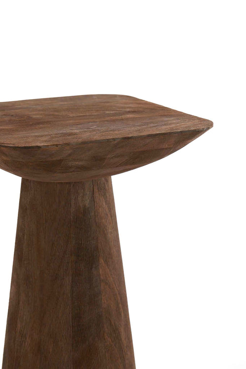 Light & Living bijzettafel DEGO - Ø33x53cm - bruin