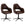 Furnhouse eetkamerstoelen armleuning Luna - Cognacbruin - Kunstleer - Set van 2