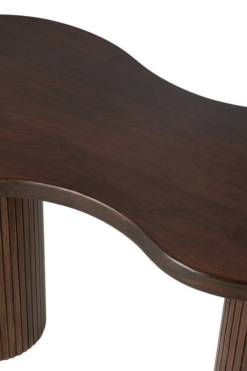 J-Line tafel Infinity - hout - bruin - large - vtwonen shop