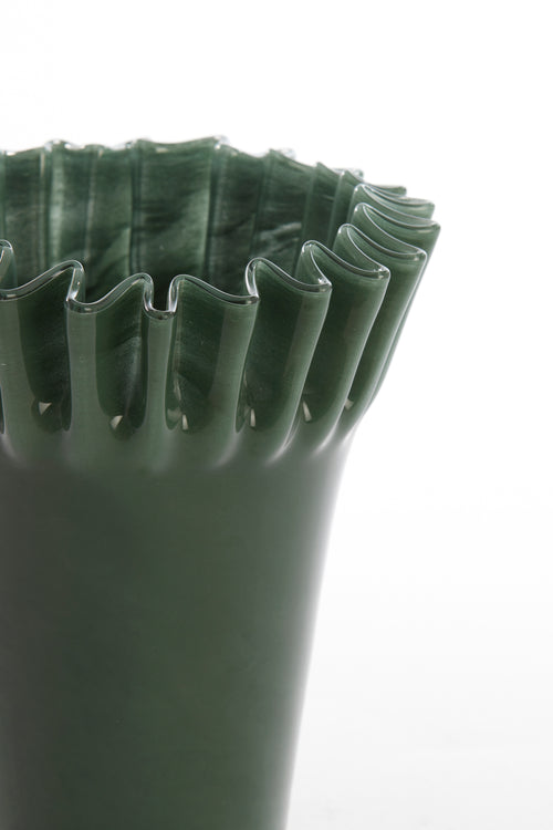 Light & Living vaas BARRIRO - Ø17.5x21cm - groen