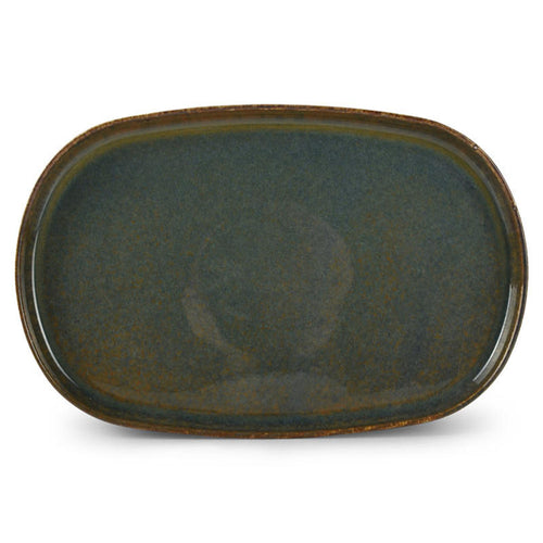 Bonbistro - Plat bord 34x22xH2cm groen Pila - Set van 3 - vtwonen shop