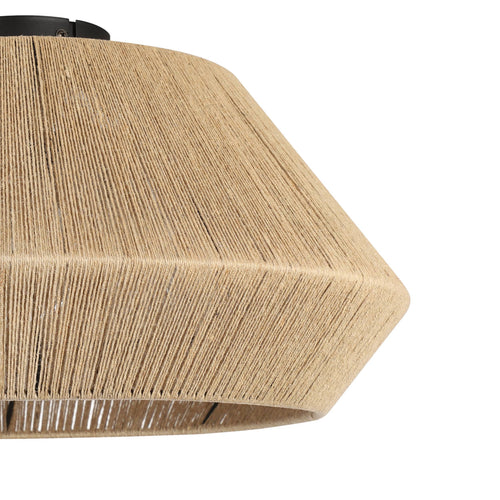 EGLO plafondlamp Alderney - e27 - ø 48 cm - zwart/bruin - vtwonen shop