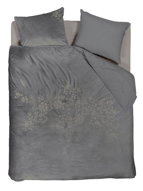 Beddinghouse Dekbedovertrek Arya - 200 x 200/220 cm - Grijs
