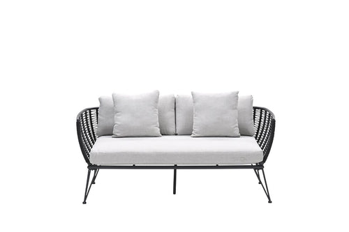 Melissa divanbed - carbon black - rope lava black -  valley sand - vtwonen shop