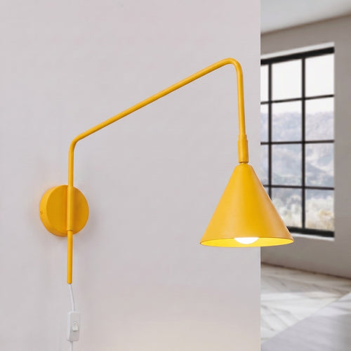Sollux Lighting Wandlamp NOX geel - 14x61x30cm