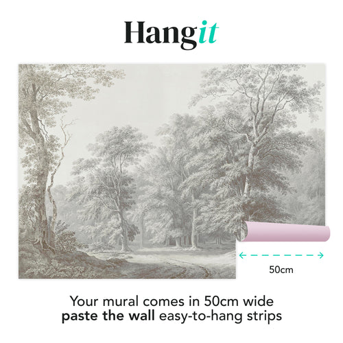 Art for the Home Fotobehang - Stately Woodland  - 400x280