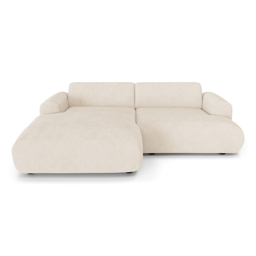 Sia Home - Linkerhoekbank MYRA - corduroy crème 266cm