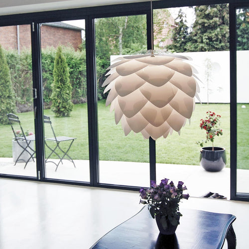 Umage Silvia Mini hanglamp white - met koordset zwart - Ø 32 cm - vtwonen shop