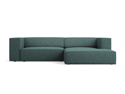 Cosmopolitan Design rechter hoekbank Arendal 3-zits, chenille, olie - 166x224x70cm
