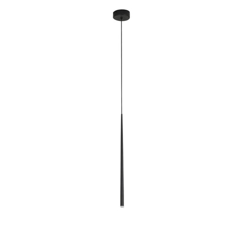 Merano Burnaby Slanke Plafondlamp Sandy Zwart Aluminium LED 1x3W 180Lm 3000K