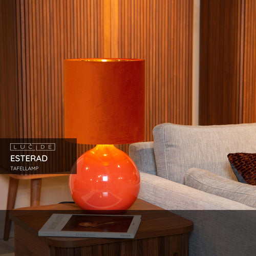 Lucide tafellamp ESTERAD - 1xE14 - Oranje