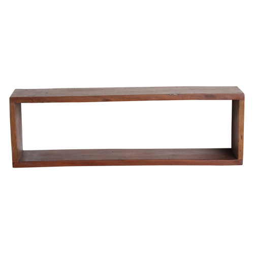 Raw Materials open wandplank - FSC-gerecycled hout - 70x15x22 cm - vtwonen shop