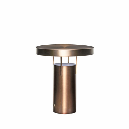 Hübsch draagbare lamp BringMe - staal - ø25xh28cm