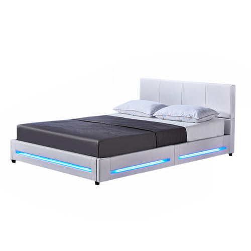 Home Deluxe LED bed ASTEROID Wit 160 x 200 cm - vtwonen shop