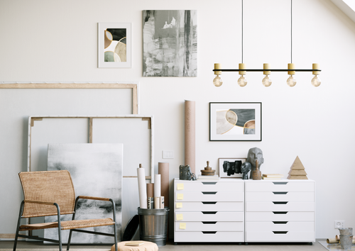 EGLO hanglamp Chieveley - e27 - 88,5 cm - zwart/bruin - vtwonen shop