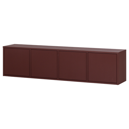 WOOOD tv meubel Merel - Grenen - Bordeauxrood - 49,5x198x39,5