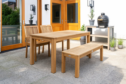MaximaVida teak tuinset Java 150 cm – 4-delig