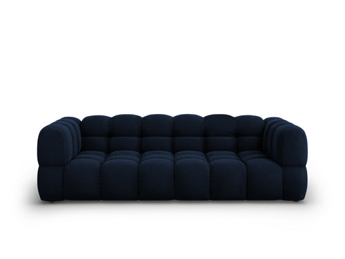 Cosmopolitan Design Modulaire bank Sky 4-zits, flueel, koningsblauw - 102x244x70cm