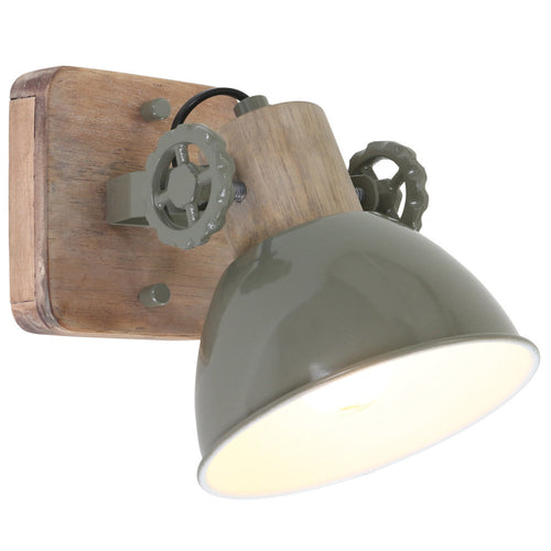 Mexlite spot gearwood - 1 lichts - 15x 17 cm - groen
