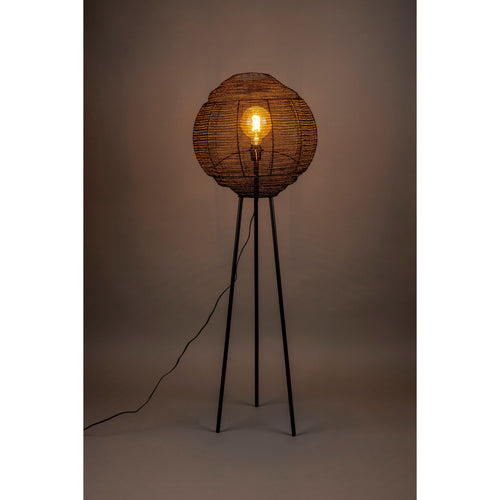 Dutchbone Meezan Vloerlamp Zwart - vtwonen shop