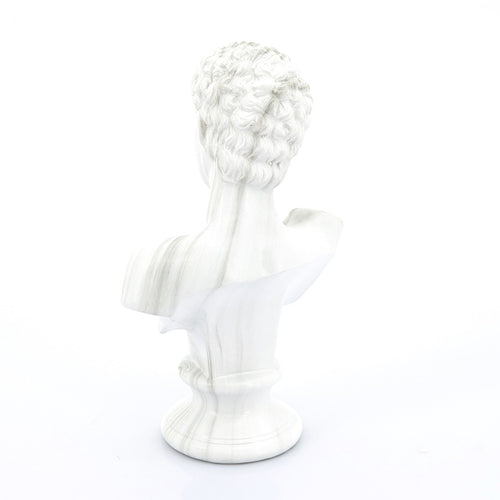 FurniLux Decoratie item Adam Marmer Wit - 16x10x25cm - vtwonen shop