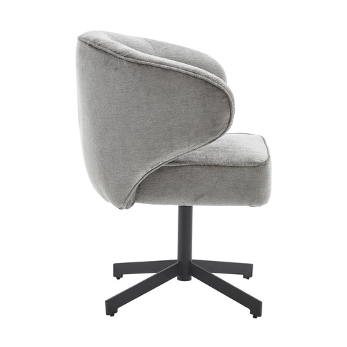 StarFurn Eetkamerstoel Persie - Grijs/Zwart - Draaibaar - vtwonen shop