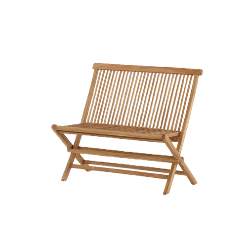 Nest outdoor Joan houten tuinbank naturel - 100 x 62 cm - vtwonen shop