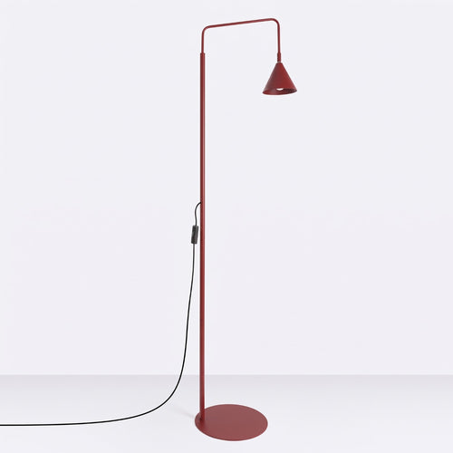 Sollux Lighting Vloerlamp NOX bordeaux - 30x30x165cm