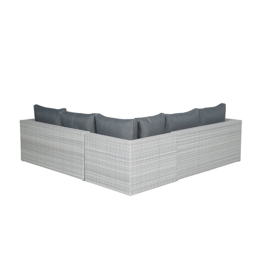 Garden Impressions loungeset Bruno licht grijs - 4 delig