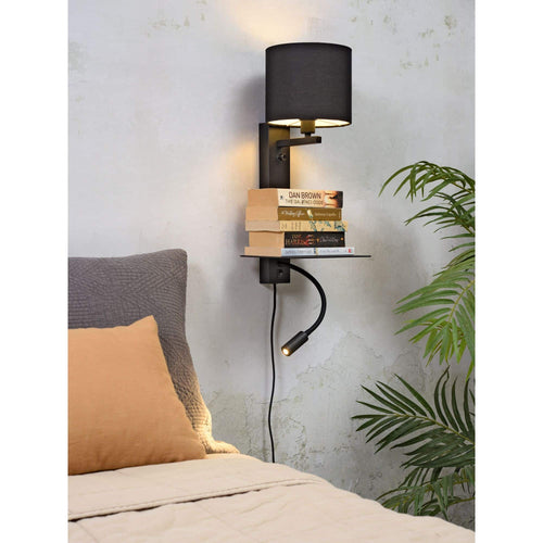 it's about RoMi wandlamp Florence - zwart - 24x22x52cm - vtwonen shop